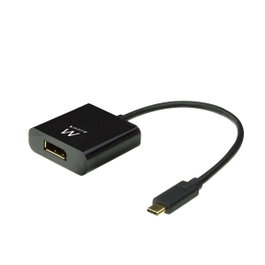 Ewent EW9825 Adaptador USB Tipo C a DisplayPort Negro