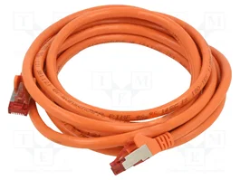 GOOBAY Patch cord S/FTP Cat 6 RJ45 3m naranja