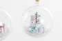 DKD Home Decor Decoración Colgante Navidad Tradicional Muñeco de Nieve Papá Noel Reno PVC Colores Surtidos 7x7.5x7cm 12 Unidades