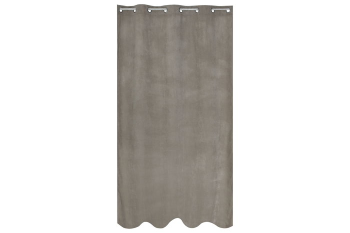 DKD Home Decor Cortina de Poliester Topo con 8 Anillas 140x260 cm DKD Home Decor Cortina de Poliester Topo con 8 Anillas 140x260 cm