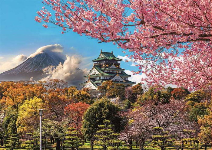 Educa Puzzle 2000 Piezas Castillo de Osaka Japón - Edad Recomendada 12-99 Años