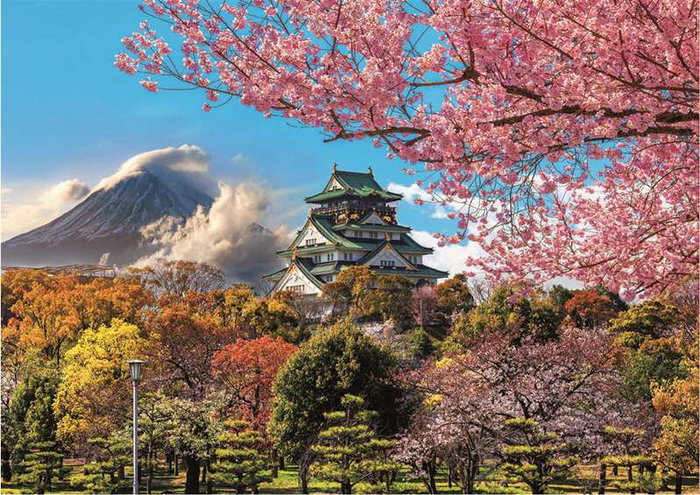 Educa Puzzle 2000 Piezas Castillo de Osaka Japón - Edad Recomendada 12-99 Años