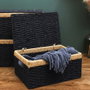 Home Deco Factory Juego de 3 Cajas de Almacenamiento con Tapa
