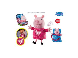 Peppa Pig Peluche Fiesta Pijamas Transformable con Saco de Dormir y Nanas COP6926