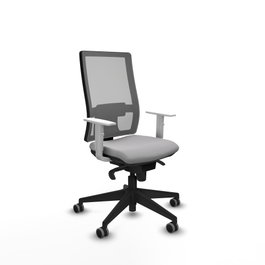 PIQUERAS Y CRESPO Silla de oficina Horna con mecanismo Sincro, Gris
