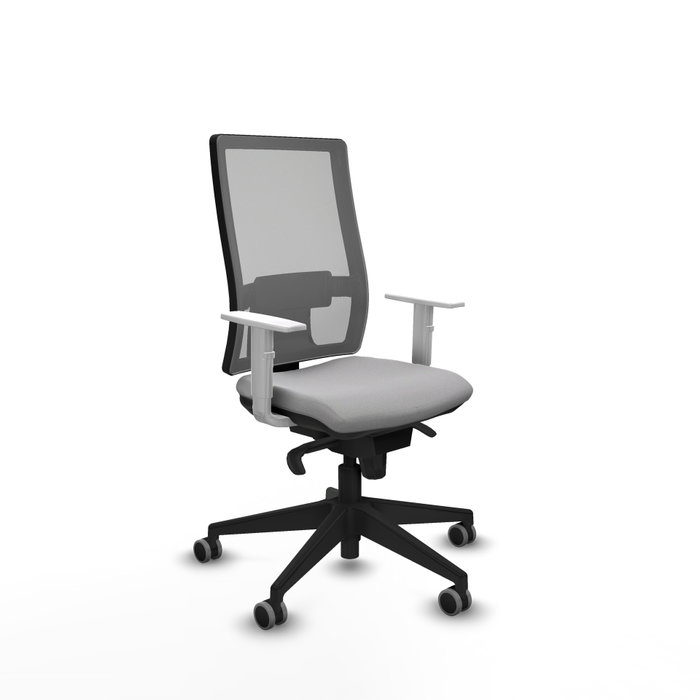 PIQUERAS Y CRESPO Silla de oficina Horna con mecanismo Sincro, Gris PIQUERAS Y CRESPO Silla de oficina Horna con mecanismo Sincro, Gris