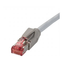 SECOMP DTWYLER Patchkabel Cat.6 (Clase E) S/FTP, CU 7702 flex LSOH, Hirose TM21, 3 m, gris