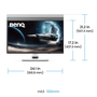 BenQ MOBIUZ EX271QZ Monitor Gaming QD-OLED 26.5 pulg 2K 500Hz