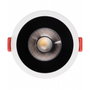 Downlight LED 8W CCT Chip OSRAM Reflector Negro Ø 75mm