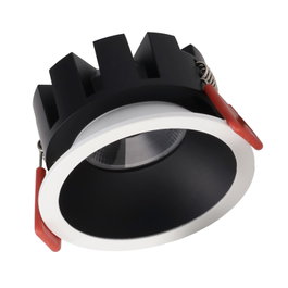 Downlight LED 8W CCT Chip OSRAM Reflector Negro Ø 75mm