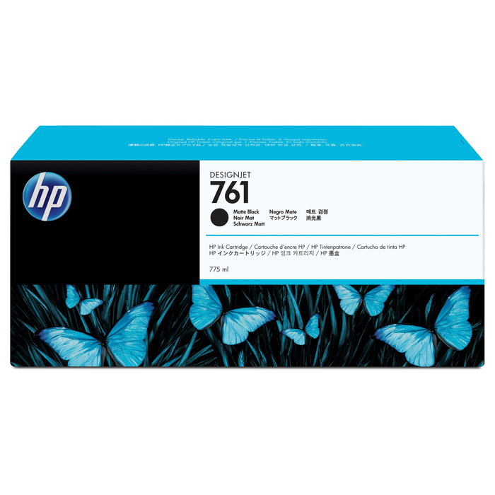 HP Cartucho de tinta DesignJet 761 Negro Mate 775ml CM997A HP Cartucho de tinta DesignJet 761 Negro Mate 775ml CM997A