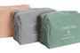 DKD Home Decor Neceser Moderno Naranja Gris Verde Menta 8 x 14 x 20 cm (Pack 12 Unidades)