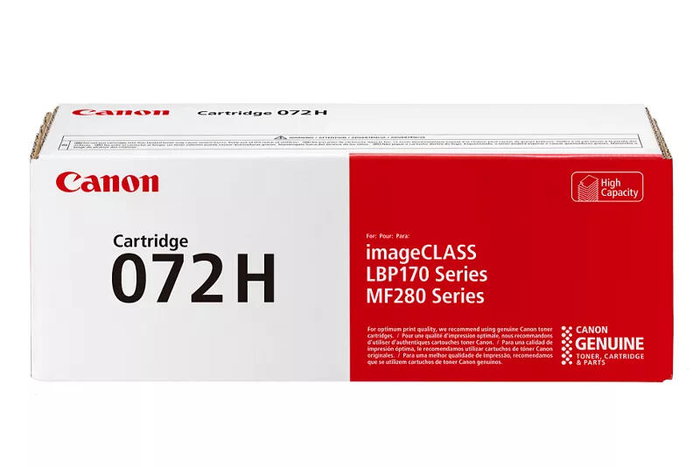Canon Cartucho de Tóner 072 H Negro XL Canon Cartucho de Tóner 072 H Negro XL