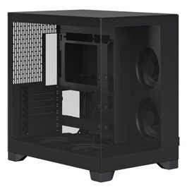 Fractal Design Pop 2 Vision Black FD-C-POV2A-01 Torre ATX con Panel de Cristal, 4 Ventiladores, Soporte para GPU de 412 mm