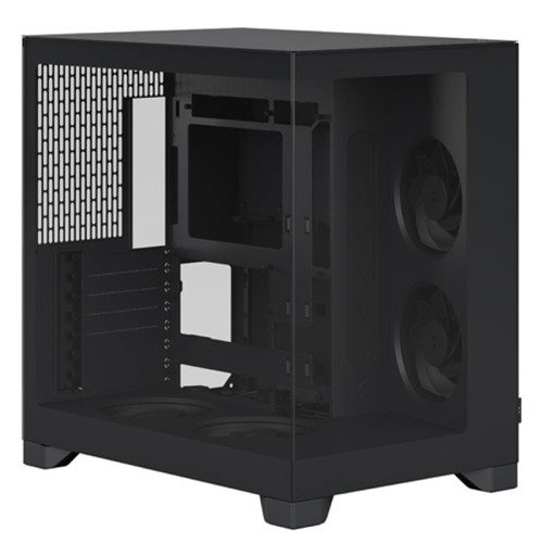 Fractal Design Pop 2 Vision Black FD-C-POV2A-01 Torre ATX con Panel de Cristal, 4 Ventiladores, Soporte para GPU de 412 mm Fractal Design Pop 2 Vision Black FD-C-POV2A-01 Torre ATX con Panel de Cristal, 4 Ventiladores, Soporte para GPU de 412 mm