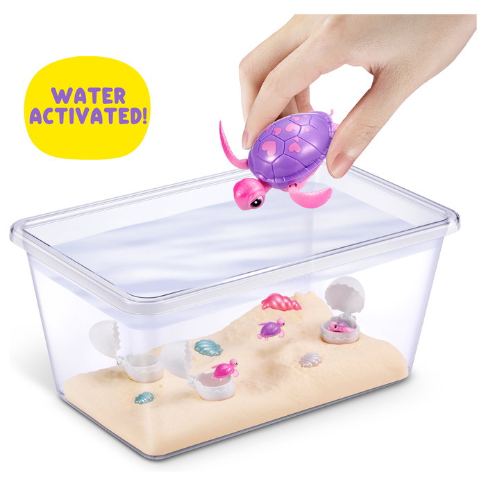 ZURU Pets Alive 9560 - Mama Turtle & Baby Surprise, Juguete Interactivo de Tortuga con Pilas Incluidas, para Niños a Partir de 3 Años ZURU Pets Alive 9560 - Mama Turtle & Baby Surprise, Juguete Interactivo de Tortuga con Pilas Incluidas, para Niños a Partir de 3 Años