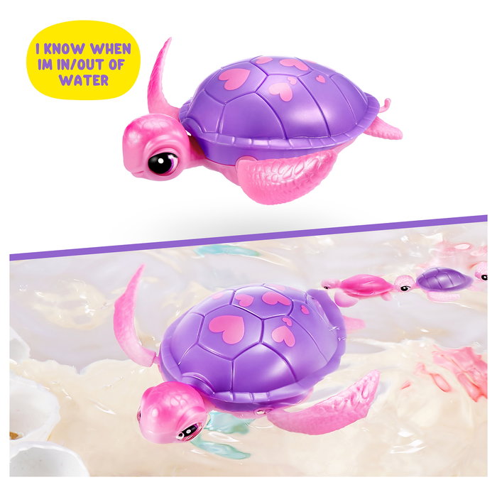ZURU Pets Alive 9560 - Mama Turtle & Baby Surprise, Juguete Interactivo de Tortuga con Pilas Incluidas, para Niños a Partir de 3 Años ZURU Pets Alive 9560 - Mama Turtle & Baby Surprise, Juguete Interactivo de Tortuga con Pilas Incluidas, para Niños a Partir de 3 Años