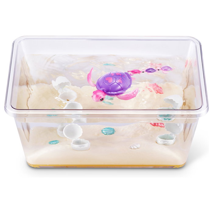 ZURU Pets Alive 9560 - Mama Turtle & Baby Surprise, Juguete Interactivo de Tortuga con Pilas Incluidas, para Niños a Partir de 3 Años ZURU Pets Alive 9560 - Mama Turtle & Baby Surprise, Juguete Interactivo de Tortuga con Pilas Incluidas, para Niños a Partir de 3 Años