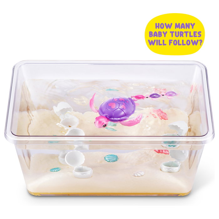 ZURU Pets Alive 9560 - Mama Turtle & Baby Surprise, Juguete Interactivo de Tortuga con Pilas Incluidas, para Niños a Partir de 3 Años ZURU Pets Alive 9560 - Mama Turtle & Baby Surprise, Juguete Interactivo de Tortuga con Pilas Incluidas, para Niños a Partir de 3 Años