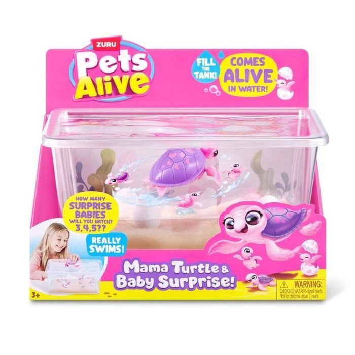 Zuru Pets Alive Mamá Tortuga y Bebé Sorpresa con Sonidos Zuru Pets Alive Mamá Tortuga y Bebé Sorpresa con Sonidos
