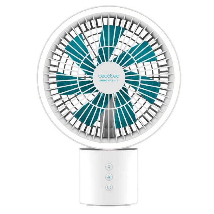 Ventilador de Sobremesa Cecotec EnergySilence 8000 10 W Blanco Recargable Ventilador de Sobremesa Cecotec EnergySilence 8000 10 W Blanco Recargable
