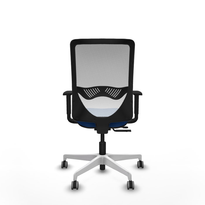PIQUERAS Y CRESPO Silla de oficina Zulema con mecanismo Sincro/Traslack, Azul y Blanco PIQUERAS Y CRESPO Silla de oficina Zulema con mecanismo Sincro/Traslack, Azul y Blanco