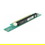 DeLOCK Riser PCIe x16 Interno para PC, Tarjeta de Extensión Alámbrica 1U, Conectar y Usar