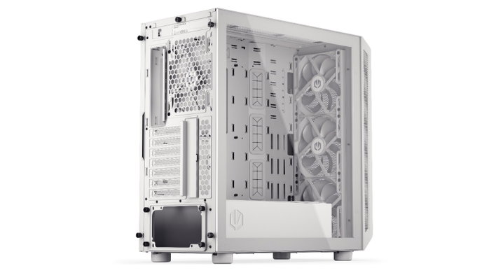 Endorfy Arx 700 White ARGB Caja Torre Media ATX USB-C, Blanca, Ventilación 8x Ventiladores