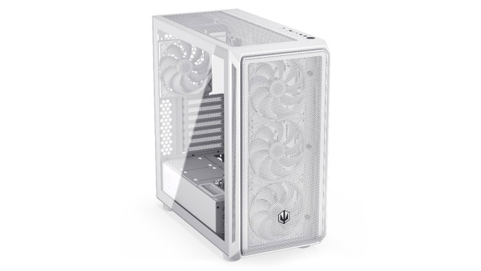 Endorfy Arx 700 White ARGB Caja Torre Media ATX USB-C, Blanca, Ventilación 8x Ventiladores