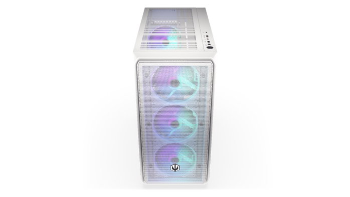 Endorfy Arx 700 White ARGB Caja Torre Media ATX USB-C, Blanca, Ventilación 8x Ventiladores