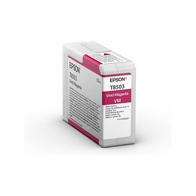Epson T8503 Cartucho de Tinta Magenta Vivo 80 ml para SureColor SC-P800