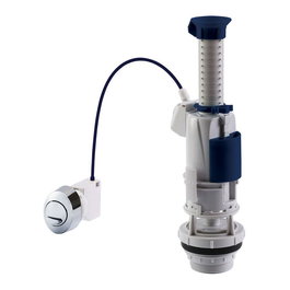 Verhal Descargador Universal Cis Triple Base Doble Pulsador Compatible con Distintas Bases Incluye Base Anclajes en Blister