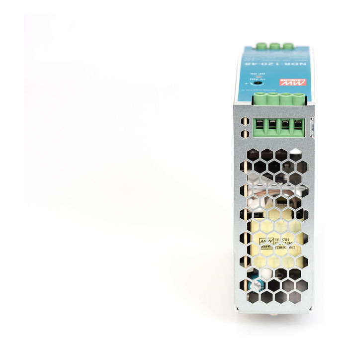 Digitus Fuente de Alimentación Industrial 48V DC 120W Carcasa Metálica, Adaptador de Corriente, 90-264V AC, Alta Eficiencia 88%, Protección Sobrecarga