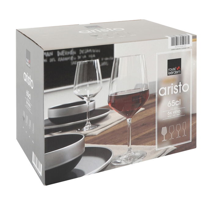 Aristo Set 6 Copas Vino 65 cl Aristo