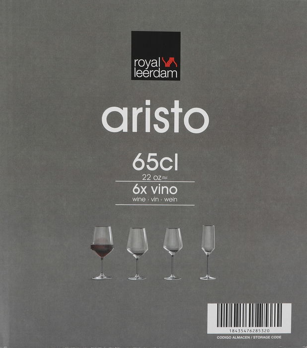 Aristo Set 6 Copas Vino 65 cl Aristo