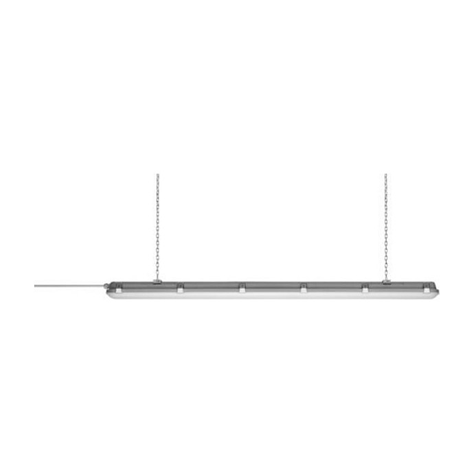 Brumberg 78015114 Humid One LED Luminaria Estanca Policarbonato Acero Inoxidable Gris 4000K 50W IP65 6.9lm