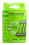 GP Cargador USB AA/AAA con 2 Pilas AA 2100 mAh y 2 Pilas AAA 850 mAh G641