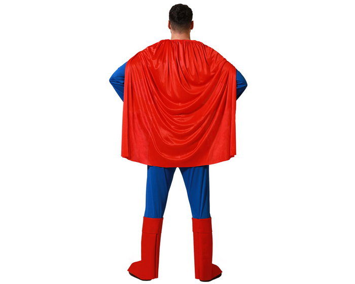 Disfraz Heroe Comic - Traje de Superhéroe Azul con Capa para Hombre Adulto Carnaval, Tallas XS-S, Poliéster Disfraz Heroe Comic - Traje de Superhéroe Azul con Capa para Hombre Adulto Carnaval, Tallas XS-S, Poliéster