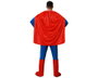 Disfraz Heroe Comic - Traje de Superhéroe Azul con Capa para Hombre Adulto Carnaval, Tallas XS-S, Poliéster