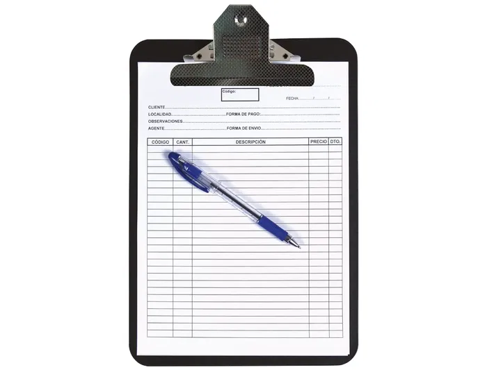 Q-connect Portanotas Polipropileno Negro DIN A4