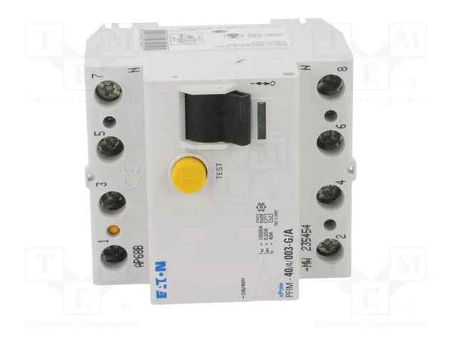 EATON ELECTRIC Interruptor Diferencial PFIM 40A 30mA 4 Polos EATON ELECTRIC Interruptor Diferencial PFIM 40A 30mA 4 Polos