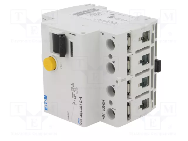 EATON ELECTRIC Interruptor Diferencial PFIM 40A 30mA 4 Polos EATON ELECTRIC Interruptor Diferencial PFIM 40A 30mA 4 Polos