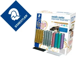 Staedtler Rotulador metálico 8323 expositor sobremesa 100 unidades colores surtidos