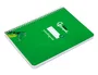 Liderpapel Cuaderno Espiral A5 Pautaguía Tapa Blanda 40 Hojas 75gr Cuadro Pautado 3mm Color Verde