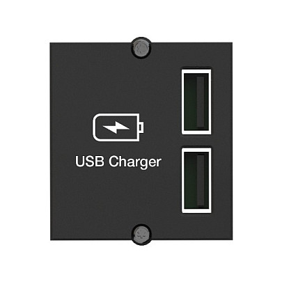Bachmann 917.224 Cargador Doble USB Tipo A 15W Negro Bachmann 917.224 Cargador Doble USB Tipo A 15W Negro