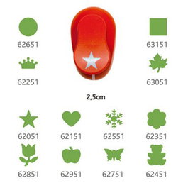 Taladro Goma Eva Fixo Kids 2,5 Cm. Cuadrado