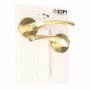 Edm Juego de roseta modelo 707, aluminio latón satinado, ø50 mm