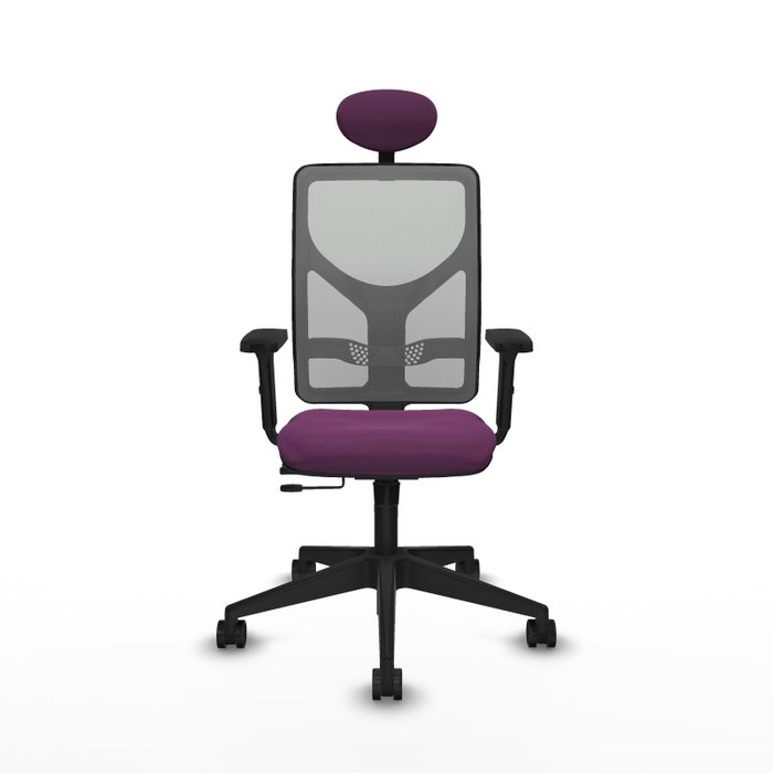 PIQUERAS Y CRESPO Silla de oficina Motilla con mecanismo Sincro/Traslack, Morado y Gris PIQUERAS Y CRESPO Silla de oficina Motilla con mecanismo Sincro/Traslack, Morado y Gris