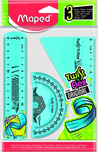 Maped Kit Twist'n Flex Original de 3 Piezas con Colores Surtidos Maped Kit Twist'n Flex Original de 3 Piezas con Colores Surtidos