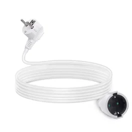 Aigostar Cable alargador alemán 3G 3 m blanco